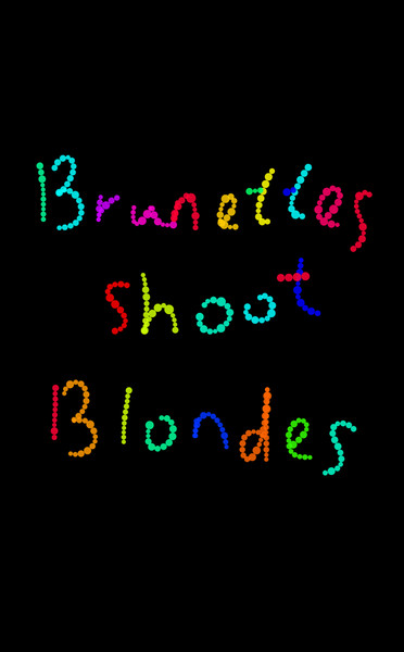 Brunettes shoot Blondes